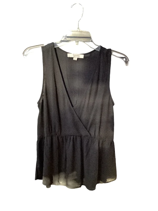 Top Sleeveless By Loft In Black, Size: Xs