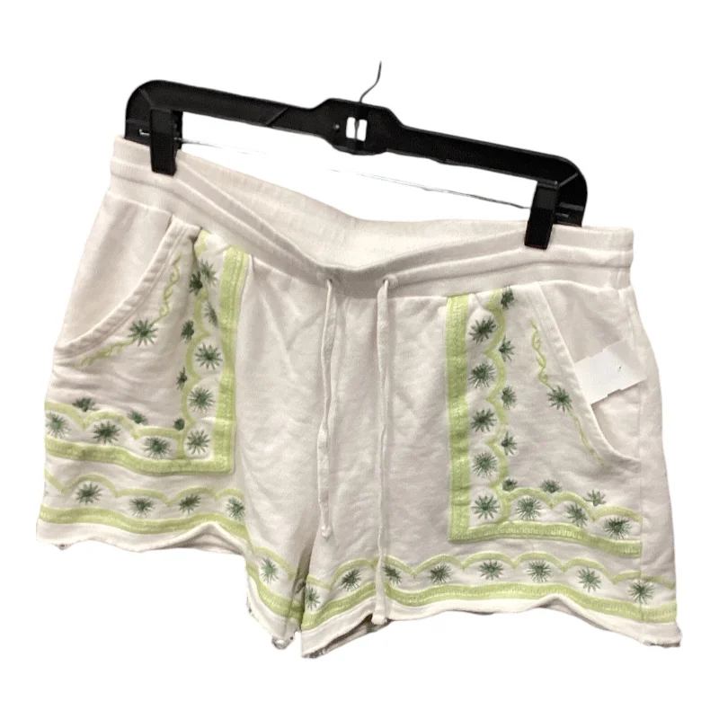 Shorts By Anthropologie In White, Size: L