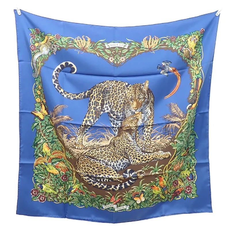 Hermes blue  Silk Scarf (Pre-Owned)