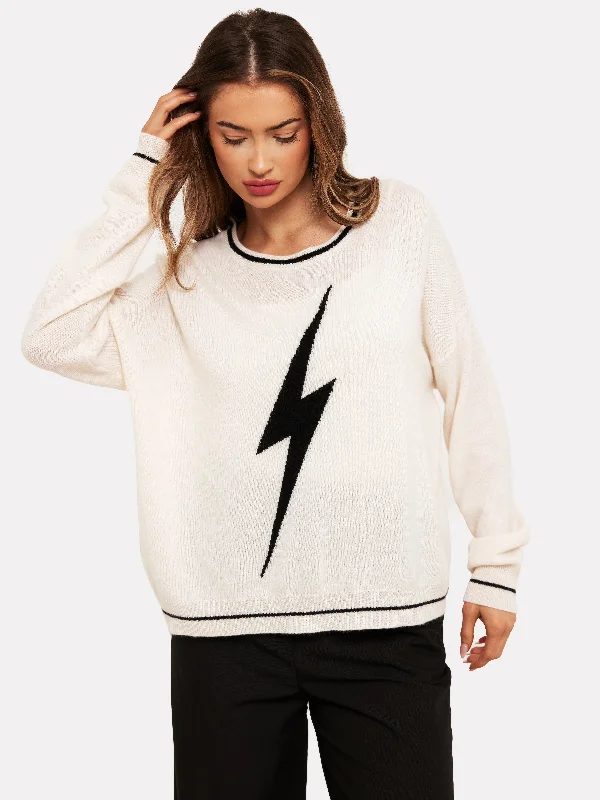 Electric Cashmere Crew Neck