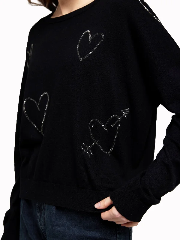 Heart Hot Fix Jumper