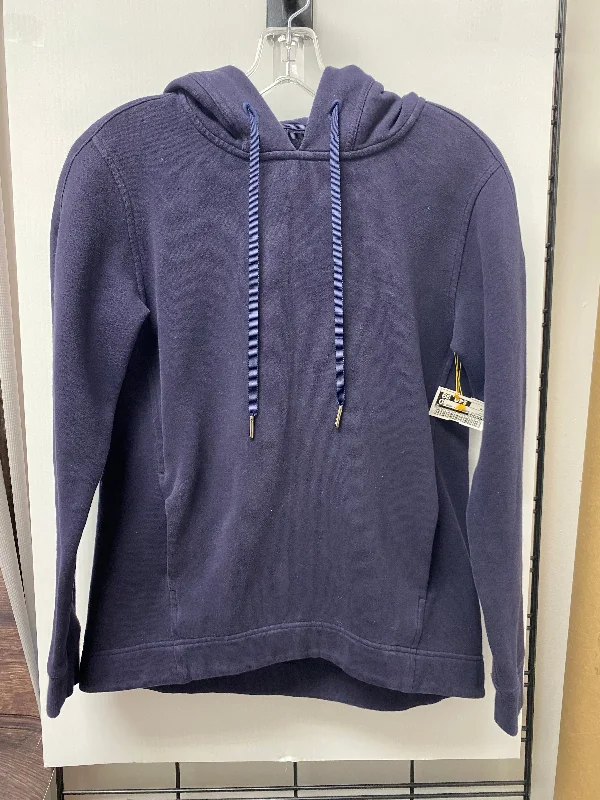 Athletic Sweatshirt Hoodie By Lululemon In Blue, Size: M