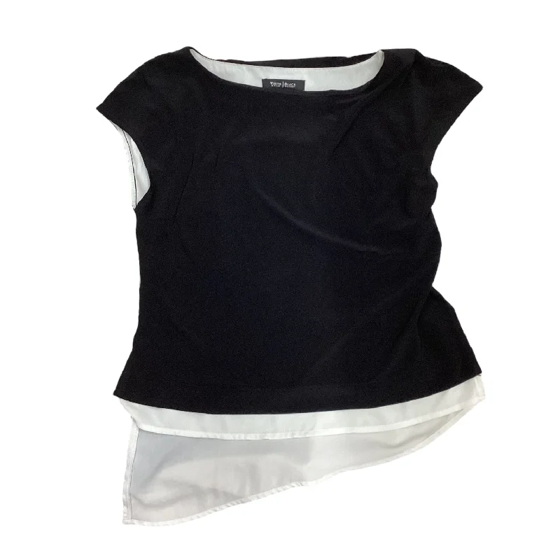 Black Top Short Sleeve White House Black Market, Size Xs