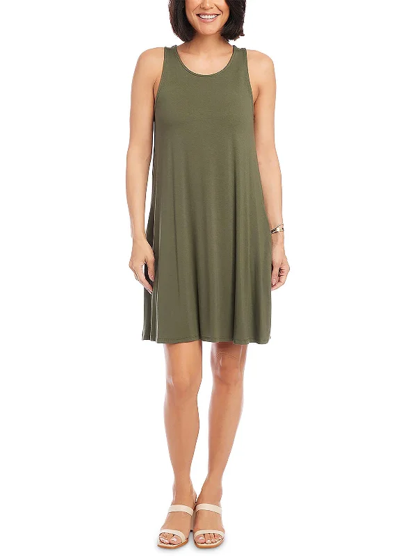 Womens Above Knee Stretch Mini Dress