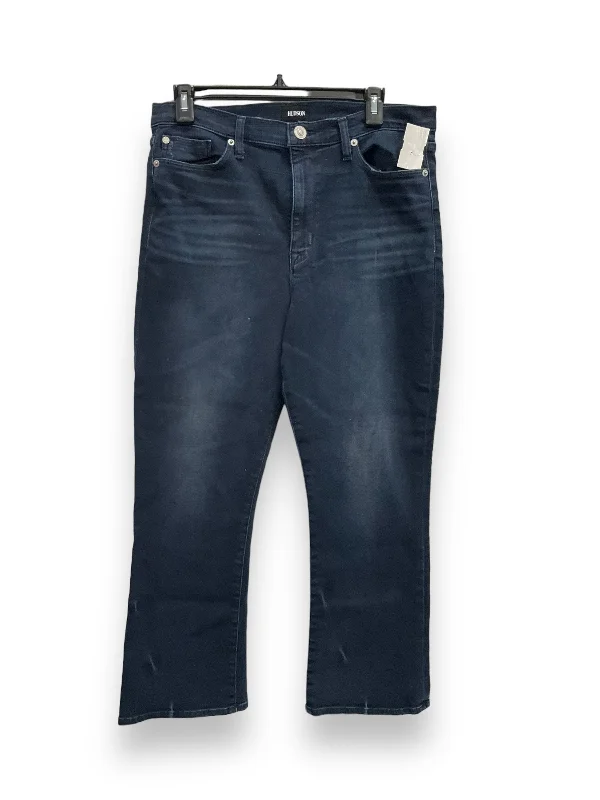 Blue Denim Jeans Straight Hudson, Size 14