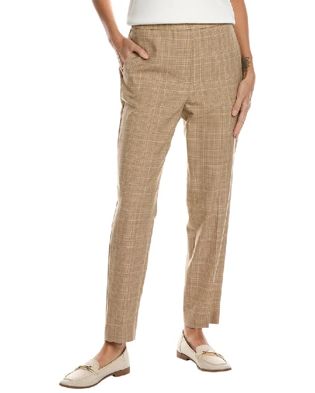 St. John Cropped Wool Pant